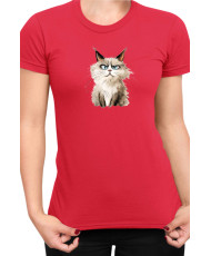 Дамска Тениска Funny Cats Breeds Ragdoll