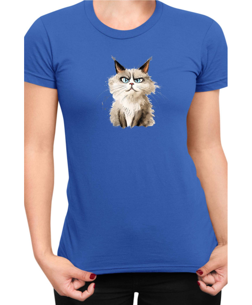 Дамска Тениска Funny Cats Breeds Ragdoll
