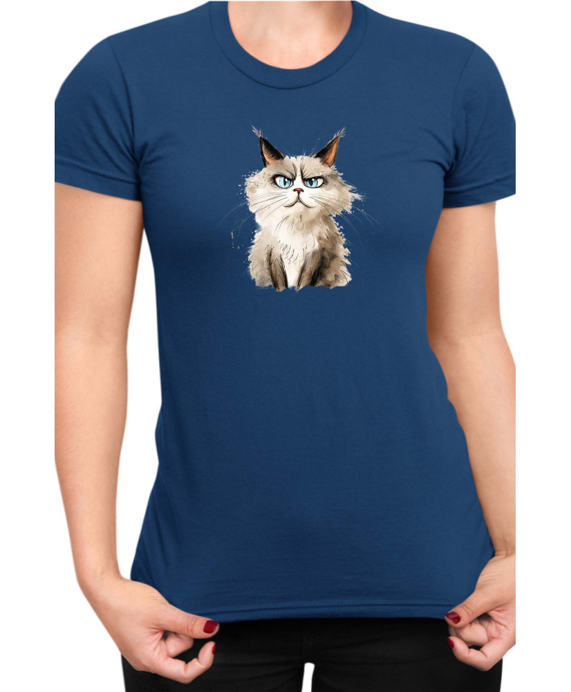 Дамска Тениска Funny Cats Breeds Ragdoll