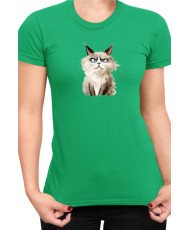 Дамска Тениска Funny Cats Breeds Ragdoll