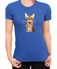 Дамска Тениска Funny Cats Breeds Serengeti