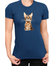 Дамска Тениска Funny Cats Breeds Serengeti