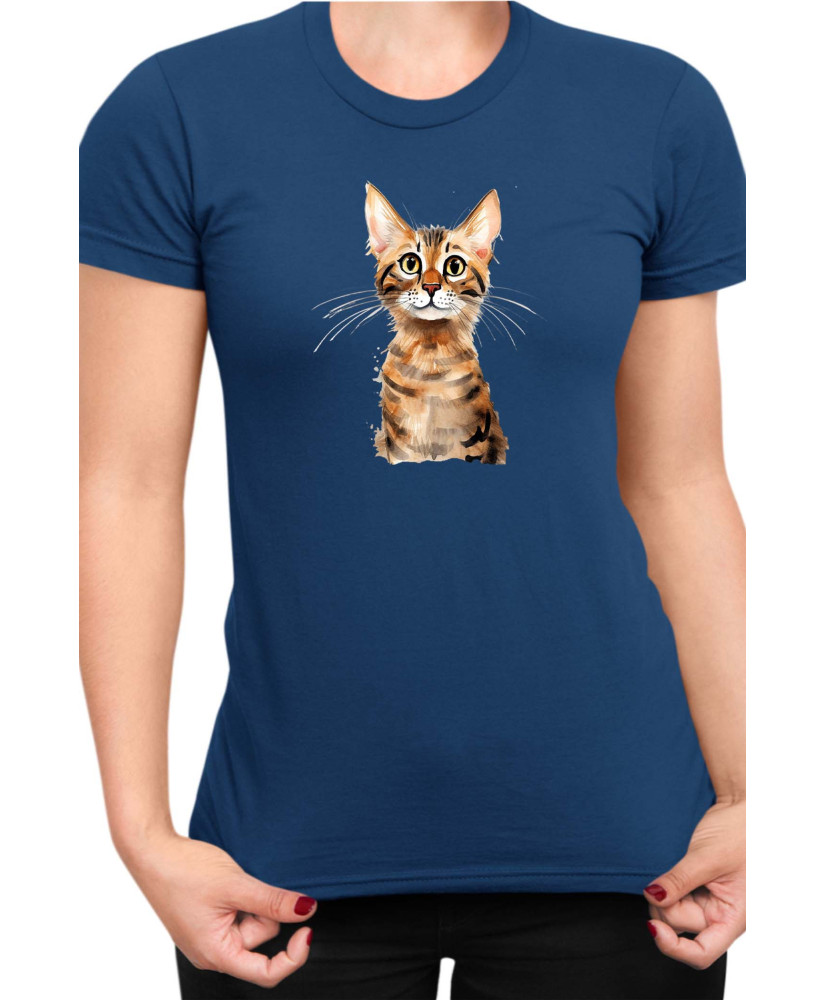 Дамска Тениска Funny Cats Breeds Serengeti