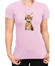 Дамска Тениска Funny Cats Breeds Serengeti