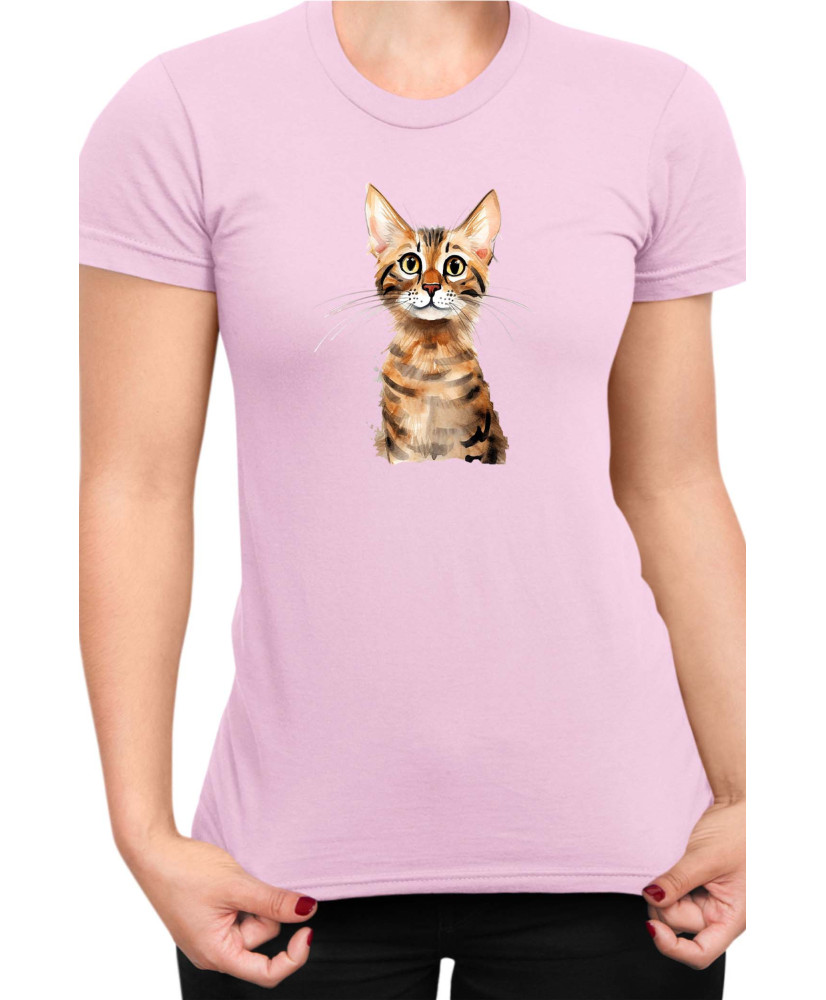 Дамска Тениска Funny Cats Breeds Serengeti
