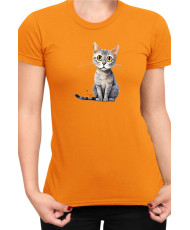 Дамска Тениска Funny Cats Breeds Serrade Petit