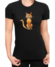 Дамска Тениска Funny Cats Breeds Somali