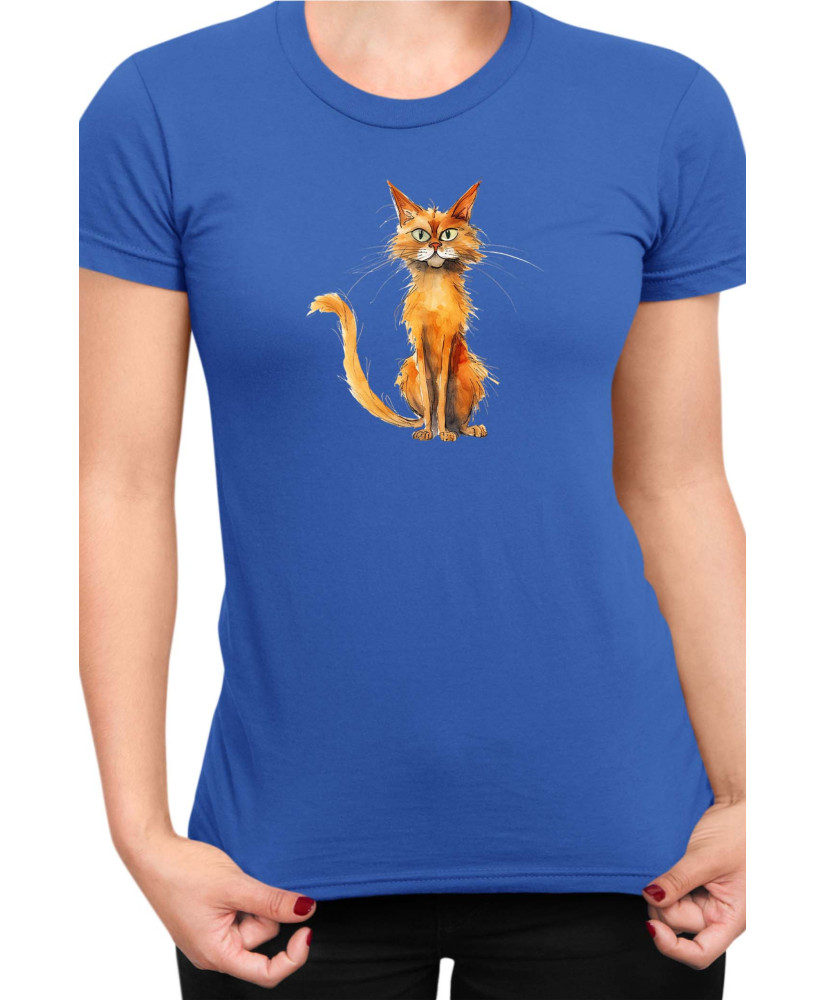 Дамска Тениска Funny Cats Breeds Somali