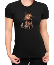 Дамска Тениска Funny Cats Breeds York Chocolate