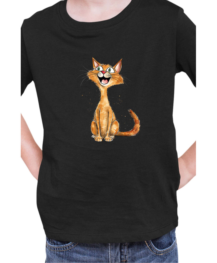 Детска Тениска Funny Cats Breeds Abyssinian 1