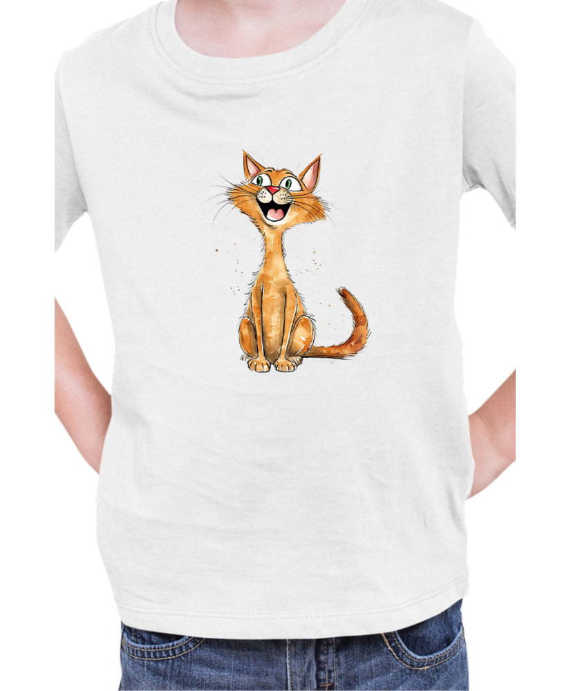 Детска Тениска Funny Cats Breeds Abyssinian 1