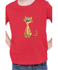 Детска Тениска Funny Cats Breeds Abyssinian 1