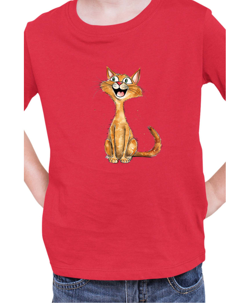 Детска Тениска Funny Cats Breeds Abyssinian 1