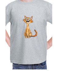 Детска Тениска Funny Cats Breeds Abyssinian 1