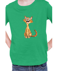 Детска Тениска Funny Cats Breeds Abyssinian 1