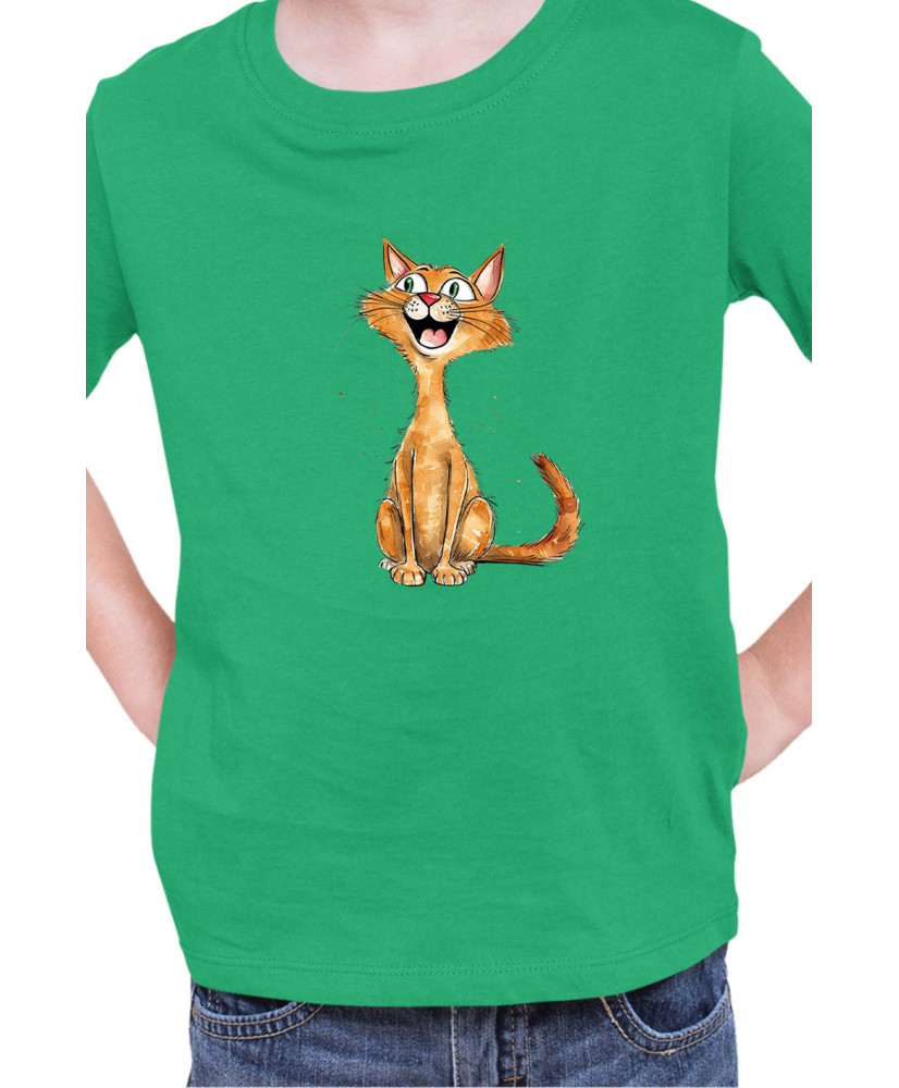 Детска Тениска Funny Cats Breeds Abyssinian 1