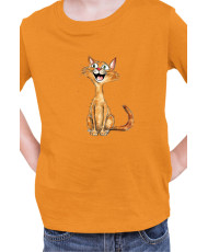 Детска Тениска Funny Cats Breeds Abyssinian 1