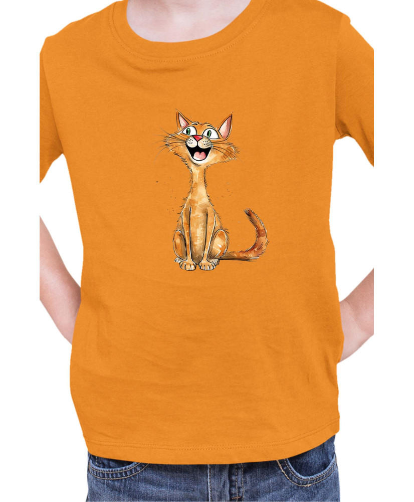 Детска Тениска Funny Cats Breeds Abyssinian 1