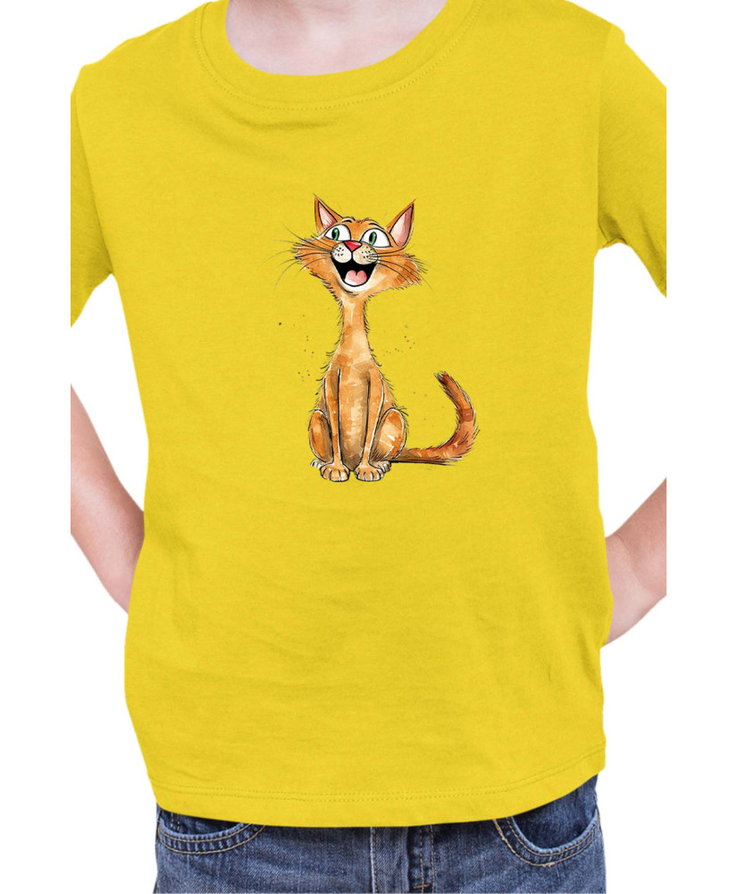 Детска Тениска Funny Cats Breeds Abyssinian 1