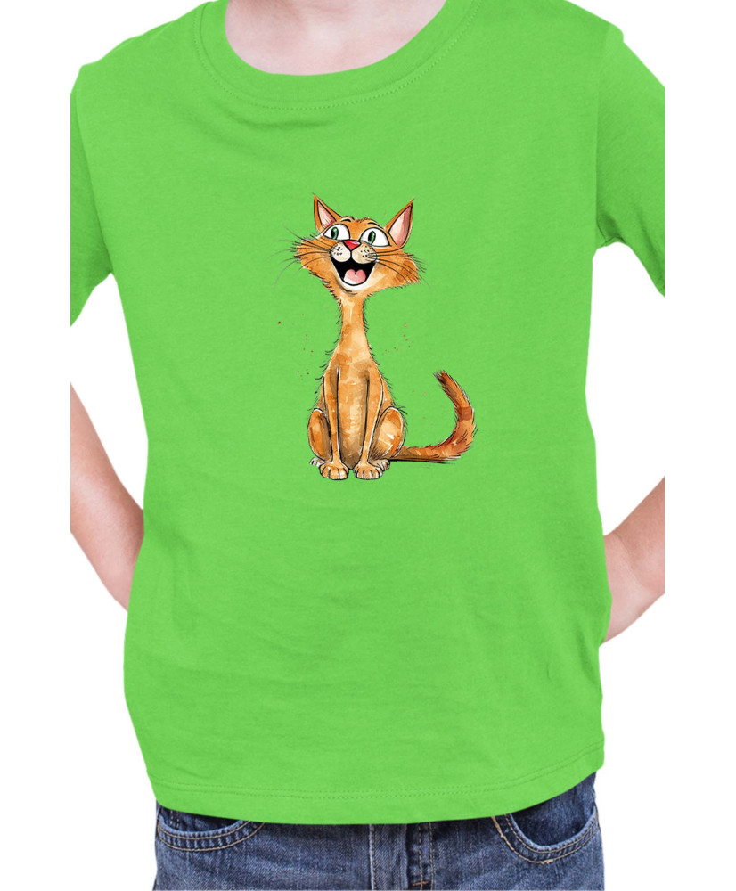 Детска Тениска Funny Cats Breeds Abyssinian 1
