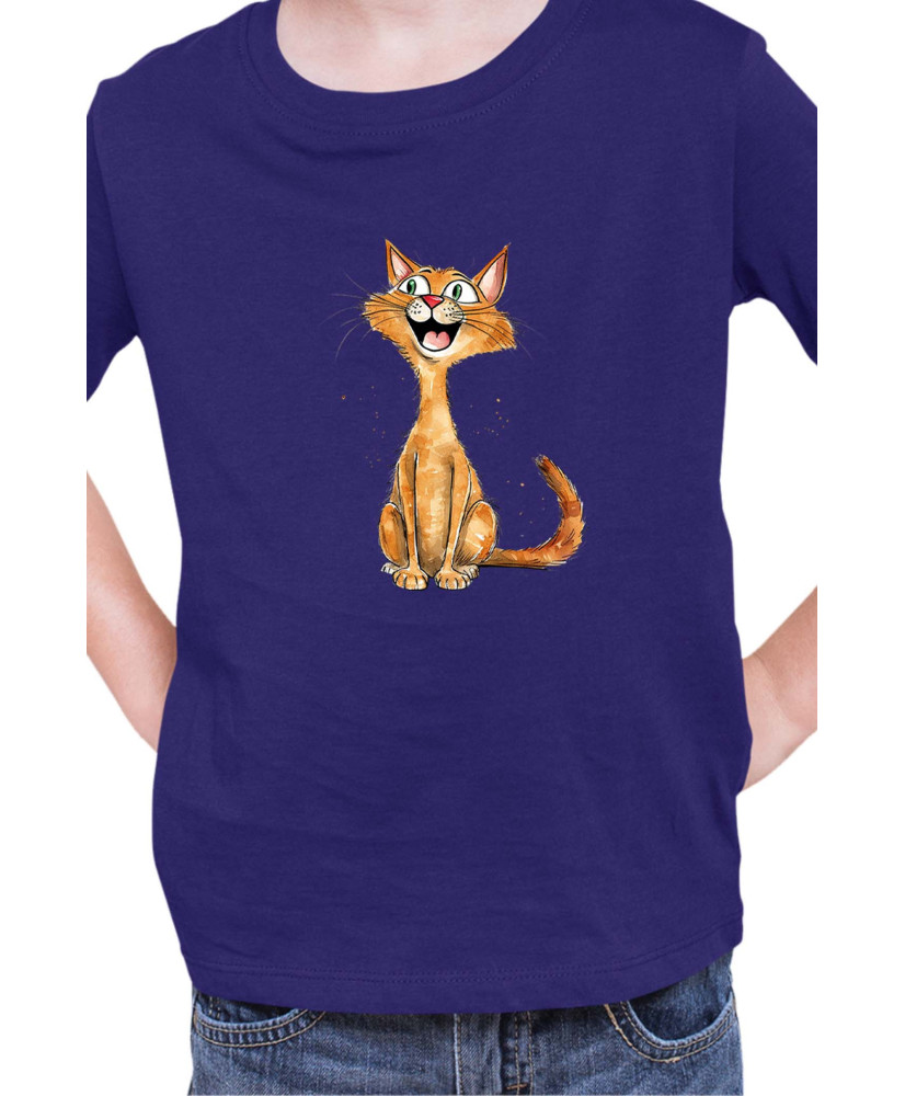 Детска Тениска Funny Cats Breeds Abyssinian 1