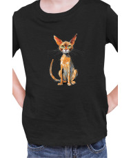 Детска Тениска Funny Cats Breeds Abyssinian 2