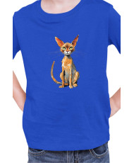 Детска Тениска Funny Cats Breeds Abyssinian 2