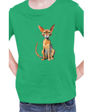 Детска Тениска Funny Cats Breeds Abyssinian 2