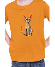 Детска Тениска Funny Cats Breeds Abyssinian 2