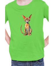Детска Тениска Funny Cats Breeds Abyssinian 2