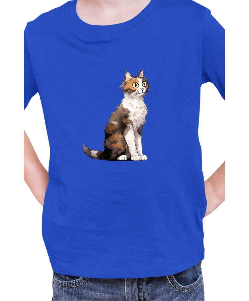 Детска Тениска Funny Cats Breeds Aegean 1