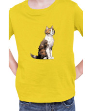 Детска Тениска Funny Cats Breeds Aegean 1