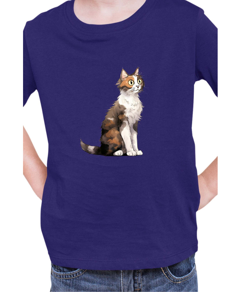 Детска Тениска Funny Cats Breeds Aegean 1