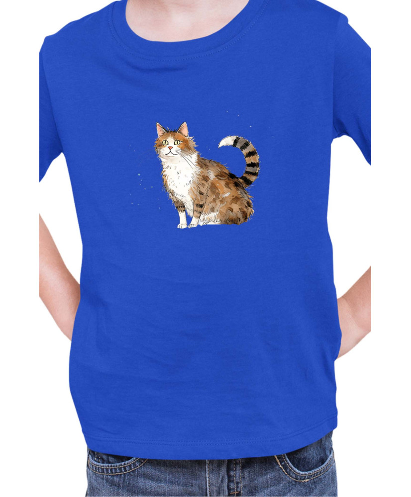 Детска Тениска Funny Cats Breeds Aegean 2