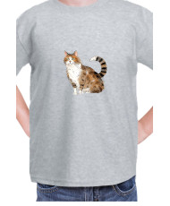 Детска Тениска Funny Cats Breeds Aegean 2