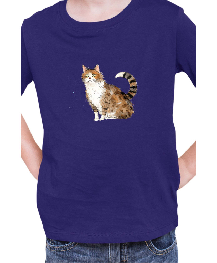 Детска Тениска Funny Cats Breeds Aegean 2