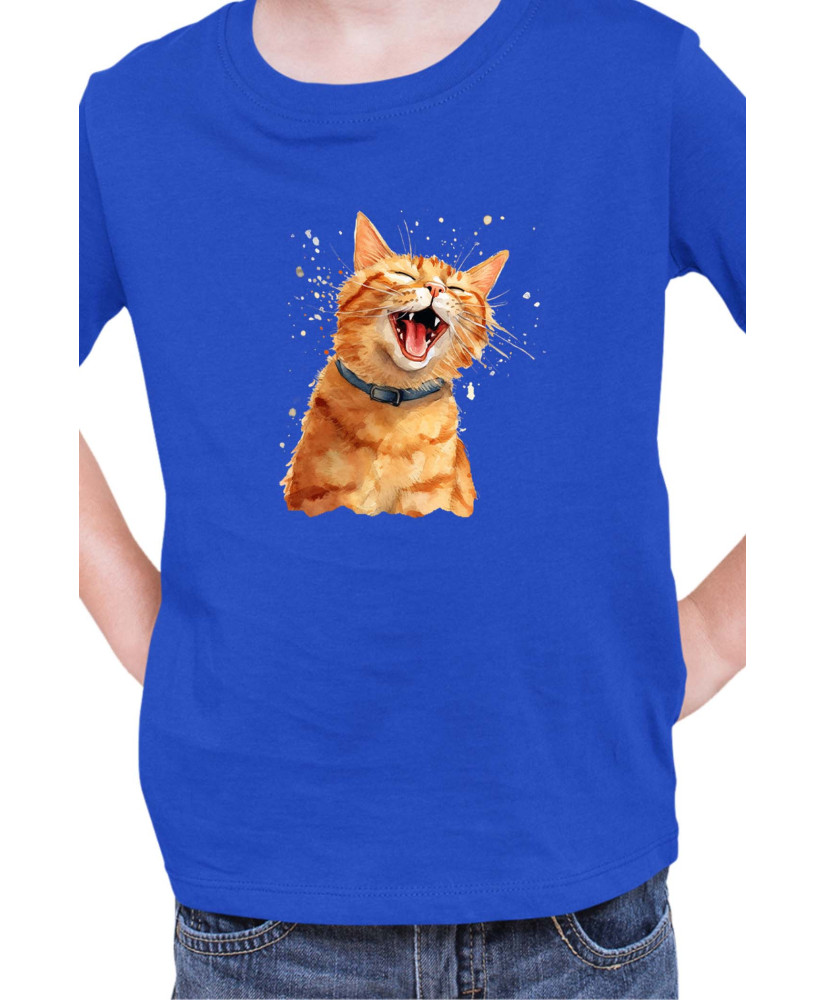 Детска Тениска Funny Cats Breeds American Shorthair