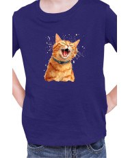 Детска Тениска Funny Cats Breeds American Shorthair