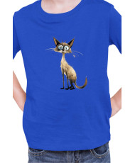 Детска Тениска Funny Cats Breeds Balinese 1