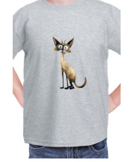Детска Тениска Funny Cats Breeds Balinese 1