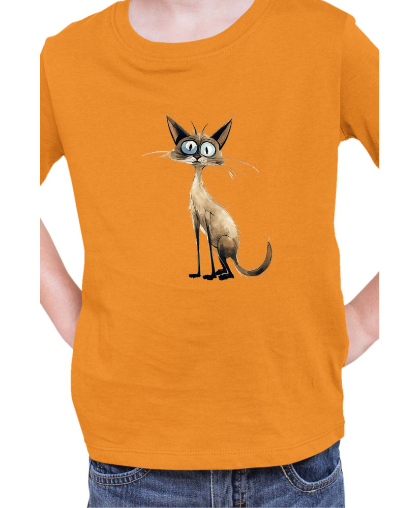 Детска Тениска Funny Cats Breeds Balinese 1