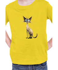 Детска Тениска Funny Cats Breeds Balinese 1