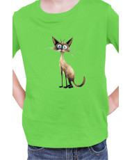Детска Тениска Funny Cats Breeds Balinese 1