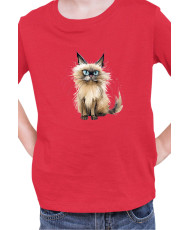 Детска Тениска Funny Cats Breeds Balinese 2