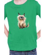 Детска Тениска Funny Cats Breeds Balinese 2