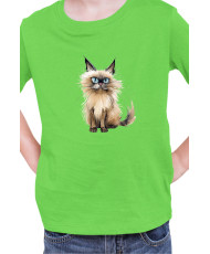 Детска Тениска Funny Cats Breeds Balinese 2