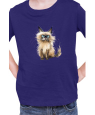 Детска Тениска Funny Cats Breeds Balinese 2