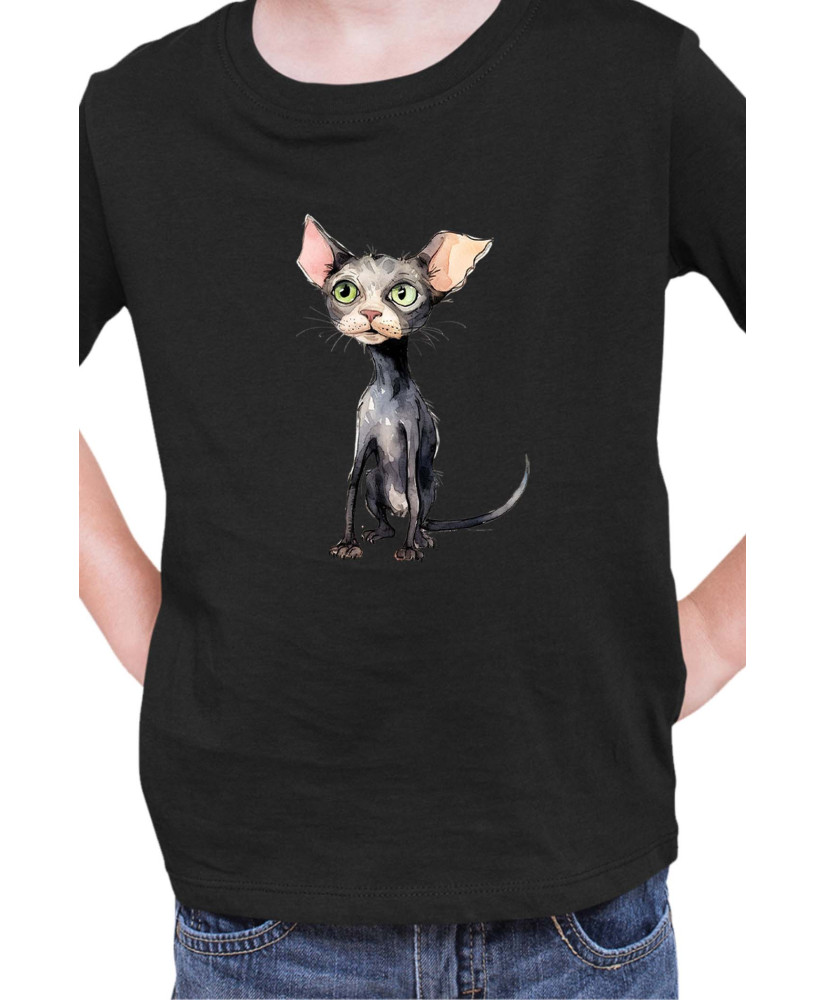 Детска Тениска Funny Cats Breeds Bambino 1