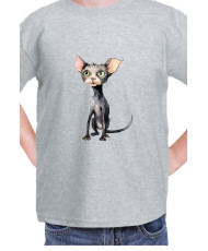 Детска Тениска Funny Cats Breeds Bambino 1