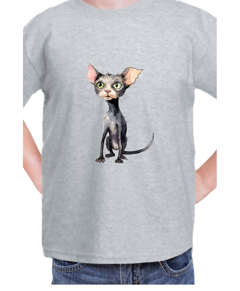 Детска Тениска Funny Cats Breeds Bambino 1
